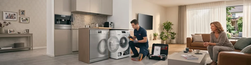 Assistenza Lavatrici Miele Roma, Tecnico che ripara lavatrice a domicilio