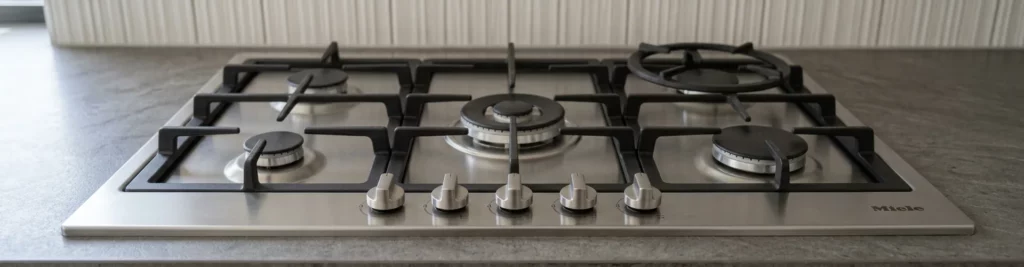 Assistenza Piano Cottura Miele Roma. Piano Cottura Miele a Gas