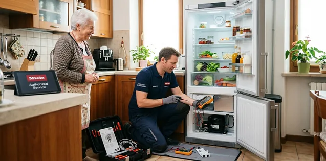 Riparazione Frigorifero Miele Roma, Tecnico che ripara frigorifero Miele a Roma a Domicilio.